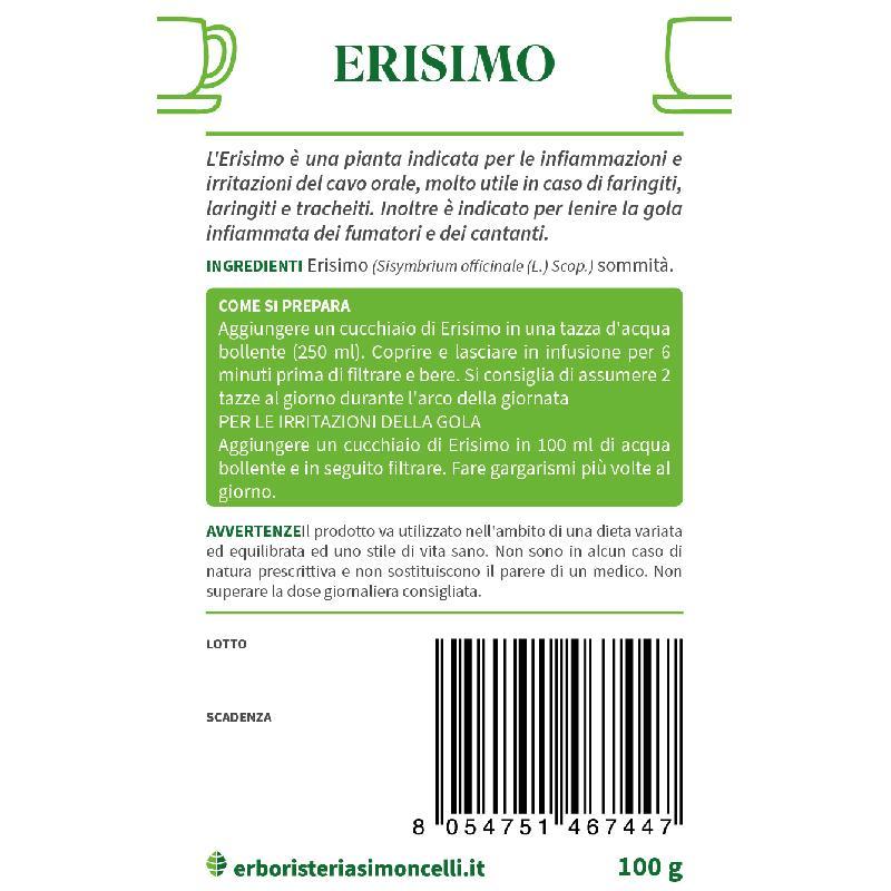 Tisana Erisimo Erboristeria Simoncelli