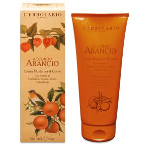 Crema fluida per il corpo accordo arancio