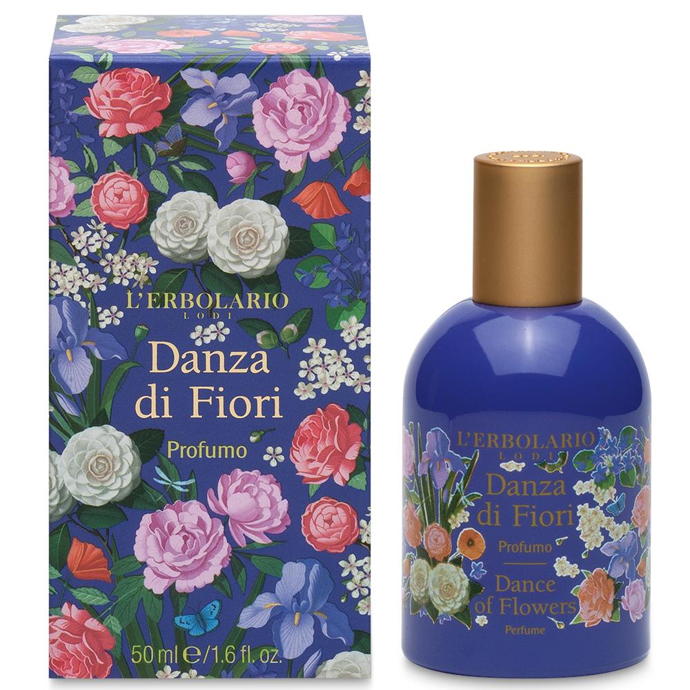 Profumo Danza di Fiori L'Erbolario. Flacone da 50 ml.