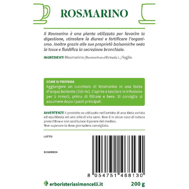 Tisana Rosmarino Erboristeria Simoncelli