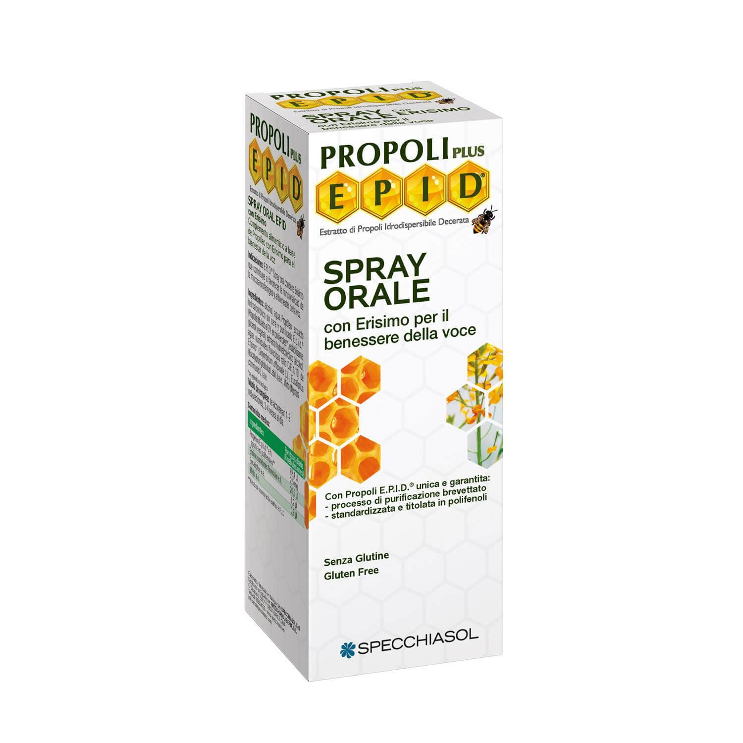 E.P.I.D. Spray Orale con Erisimo Specchiasol