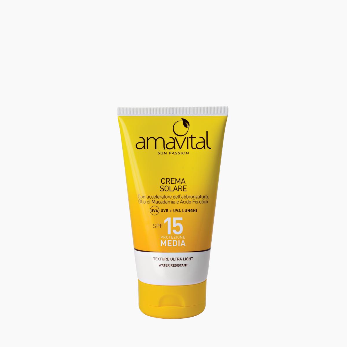 Crema Solare SPF 15 Amavital