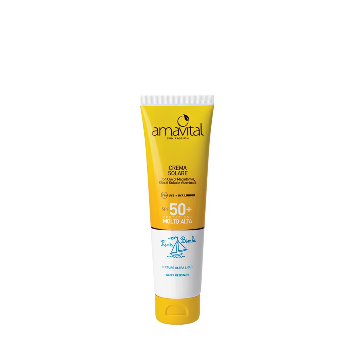 Crema Solare Bimbi SPF 50 + Amavital