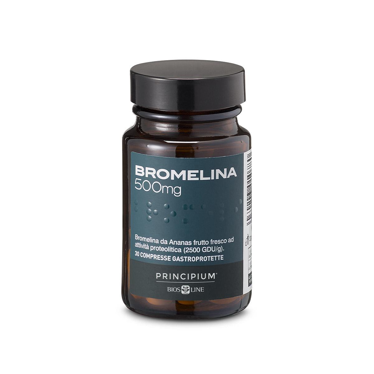 Principium Bromelina 500 mg Biosline