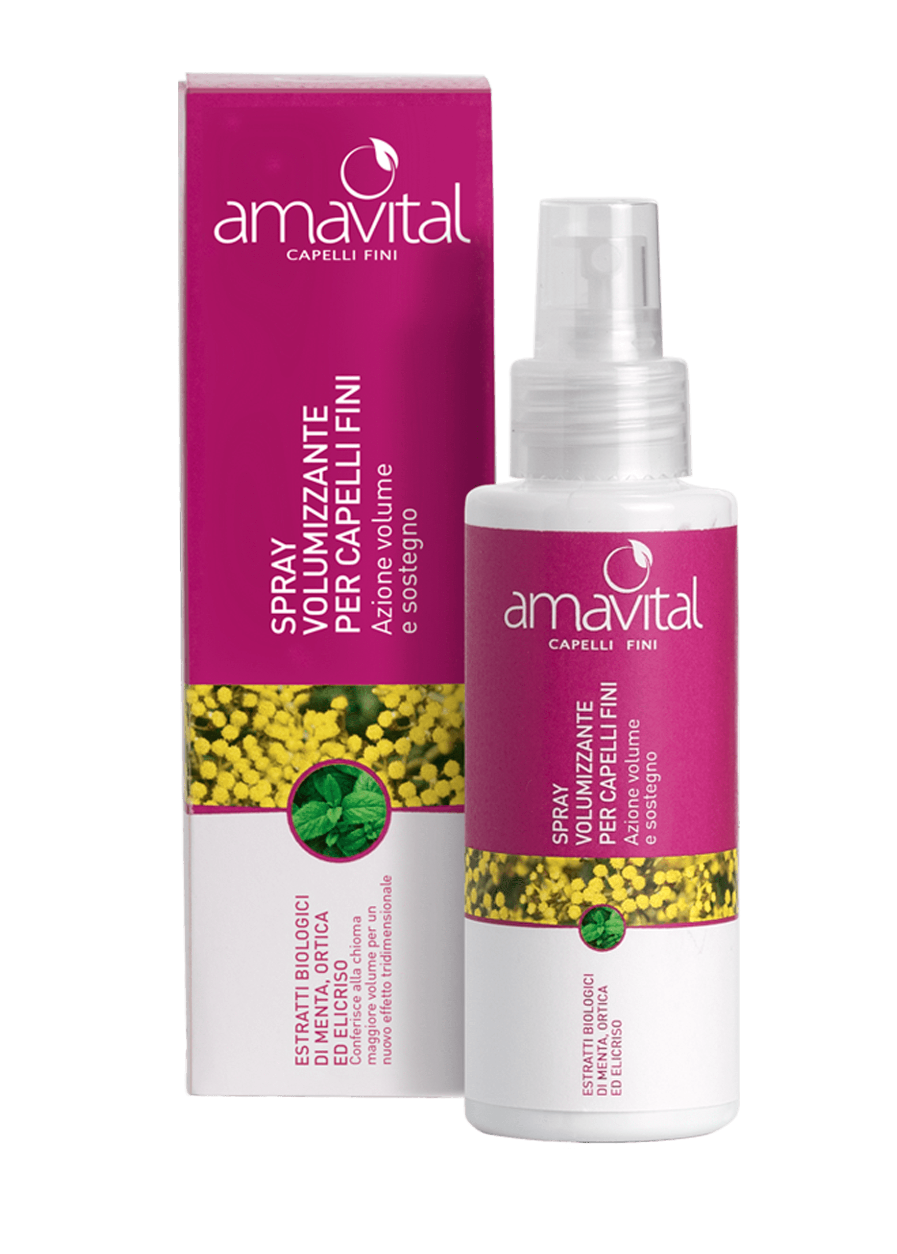 Spray Volumizzante per capelli fini Amavital