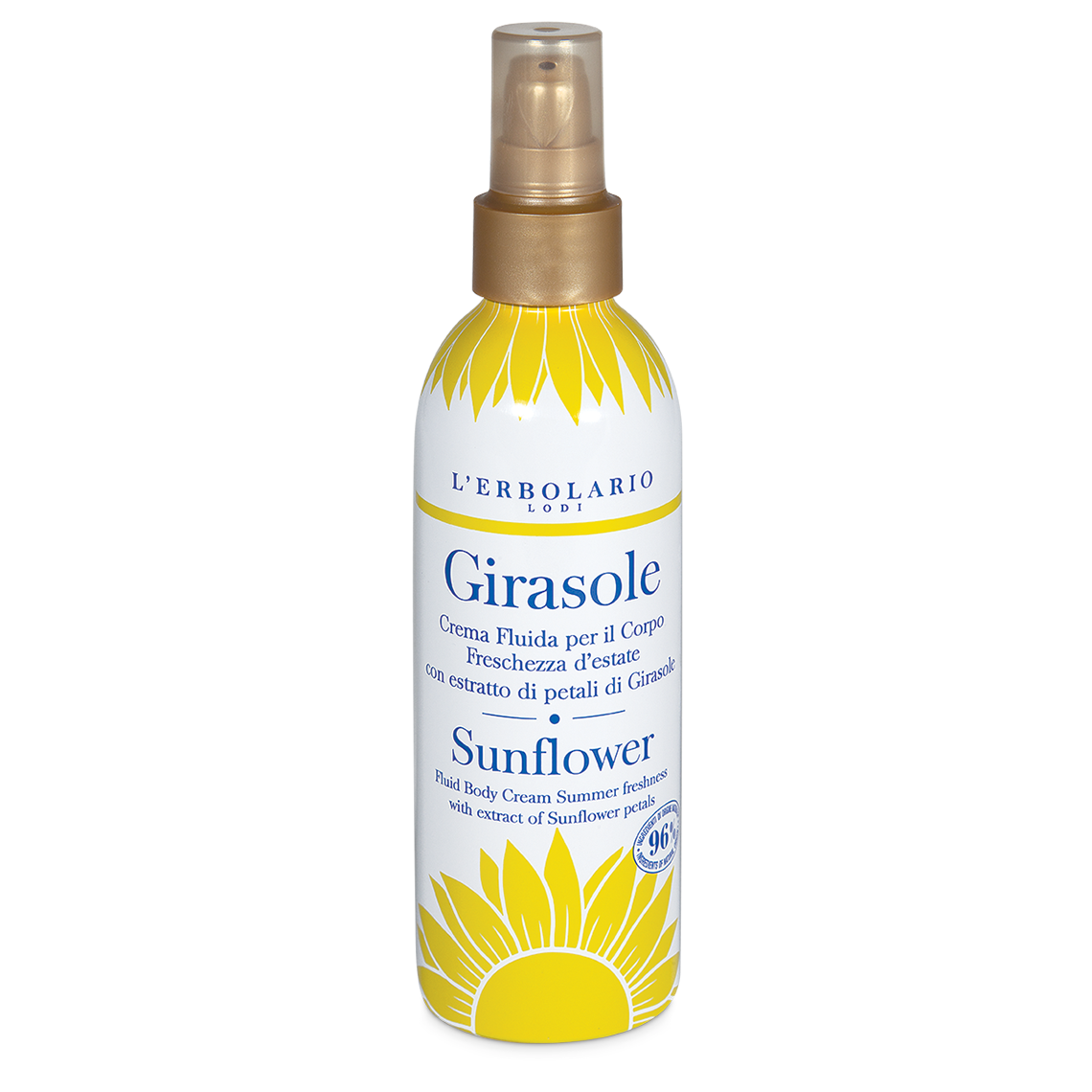 Crema Fluida per il Corpo Girasole 200 ml L'Erbolario