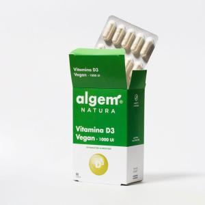 Confezione doppia vitamina d3 vegan- 1000 ui